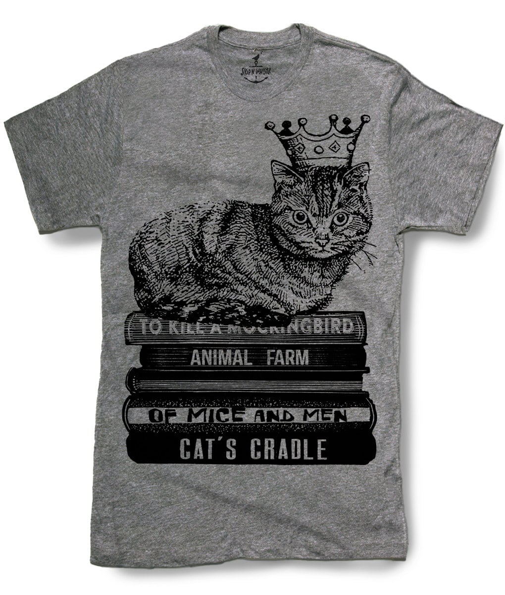 CAT SHIRT Crown Cat King Sitting on 