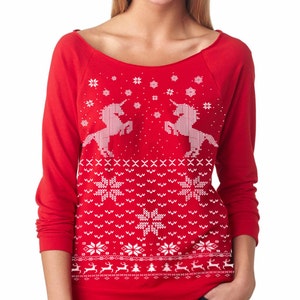 off the shoulder christmas sweater