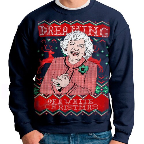 christmas sweaters white