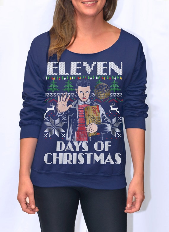 off the shoulder christmas sweatshirt