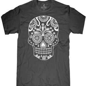 T-shirt Mens Skull T shirt Day of the Dead image 1