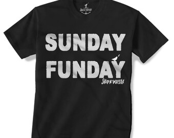 SUNDAY FUNDAY -- KIDS T shirt -- (7 color choices) Size 2t, 3t, 4t, youth xs, yth sm, yth med, yth lg