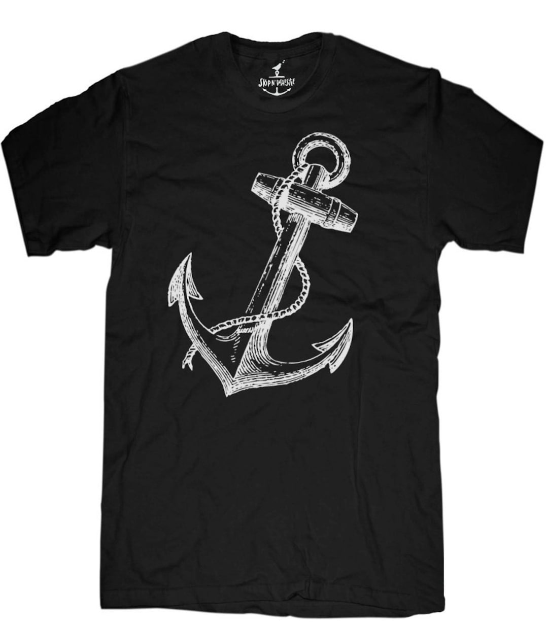 Mens Unisex Tshirt ANCHOR T SHIRT Sizes Sm Med Lg Xl Etsy