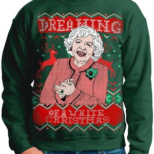 Ugly Christmas sweater Dreaming of a White Christmas pullover sweatshirt s m l xl xxl image 3