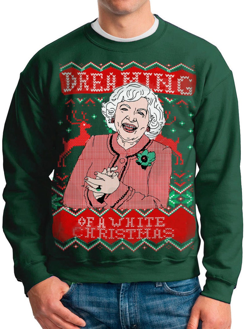 Ugly Christmas sweater Dreaming of a White Christmas pullover sweatshirt s m l xl xxl image 3