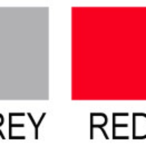 May include: A color palette featuring eight solid color blocks: Kelly green, army brown, light blue, grey, red, orange, gold, and asphalt. Each block has a corresponding color name below it.