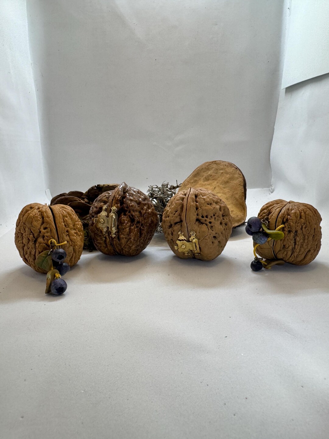 Rustic Walnut Shell Surprise Box: Extra Large Dollhouse Blank for Your ...