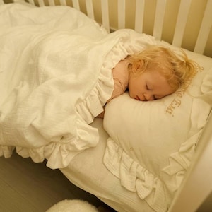 Nursery bedding |Muslin custom baby bedding | Bedding muslin | Muslin baby set | Muslin bedding toddler | Crib bedding | Baby gift bedding
