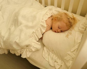 Nursery bedding |Muslin custom baby bedding | Bedding muslin | Muslin baby set | Muslin bedding toddler | Crib bedding | Baby gift bedding
