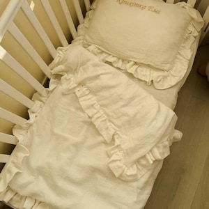Muslin custom baby bedding | Bedding muslin | Muslin baby set | Muslin bedding toddler | Crib bedding | Baby gift bedding | Nursery bedding