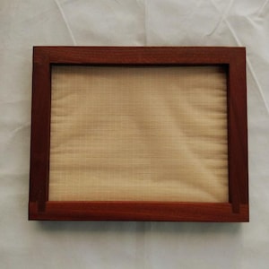 9 x 12 pollici, stampo e dackle per la fabbricazione della carta, stampo e dackle, legno di mogano, sugeta, stampo e dackle per la fabbricazione della carta orientale, fabbricazione della carta giapponese