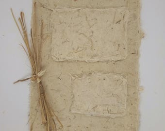Milkweed Fiber Paper, fall harvest, beige colour, handmade paper, plant paper, milkweed paper, artist made paper, hand-made paper