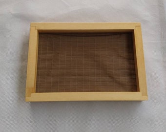 4 x 6 inch Eastern papermaking mold and deckle, Eastern papermaking tool, sugeta, Japanese papermaking, Chinese papermaking, papermaking