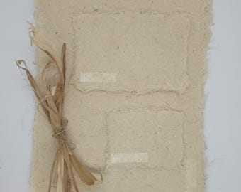 Hemp Fiber Paper, hemp, beige colour, handmade paper, plant paper, hemp paper, artist made paper, hand-made paper