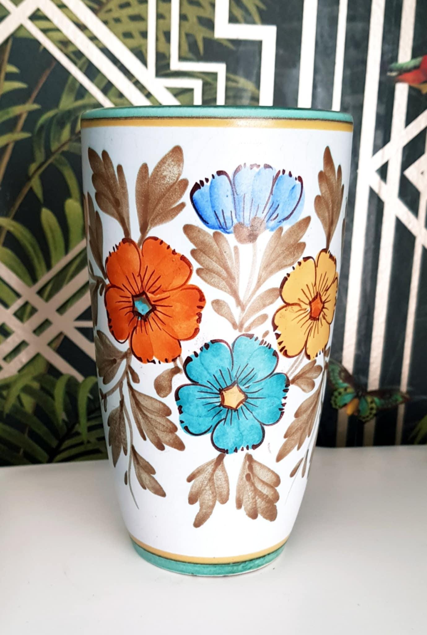 ビンテージgouda pottery Holland flower base $_57.JPG?set_id=880000500F