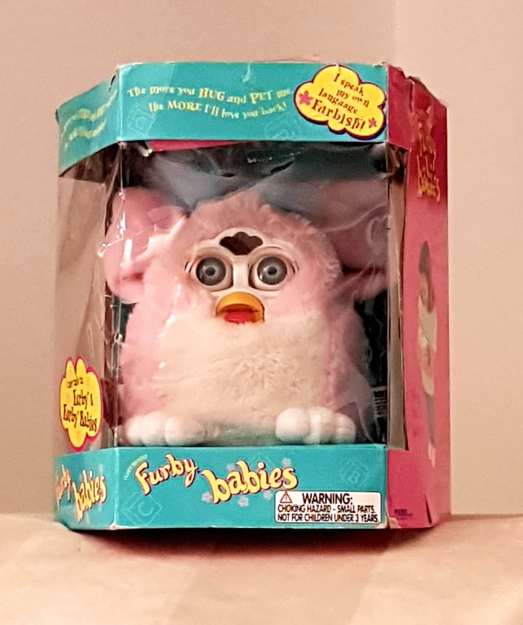 Tiger Electronics Pink and White Furby Baby 1999 MODEL 70-940 - Etsy