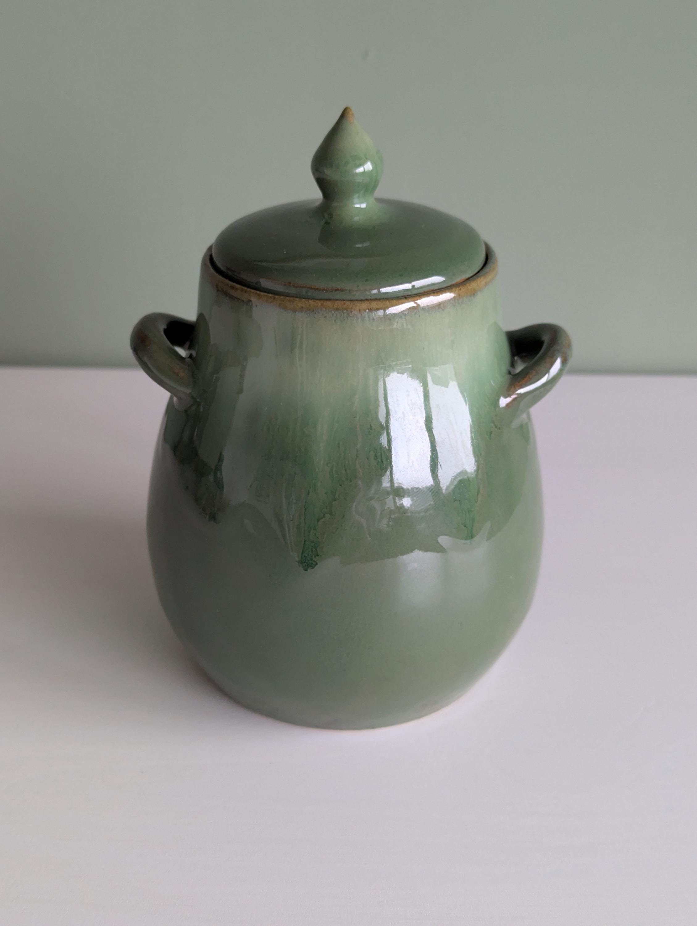 Jar with lid - lidded jar - sugar bowl