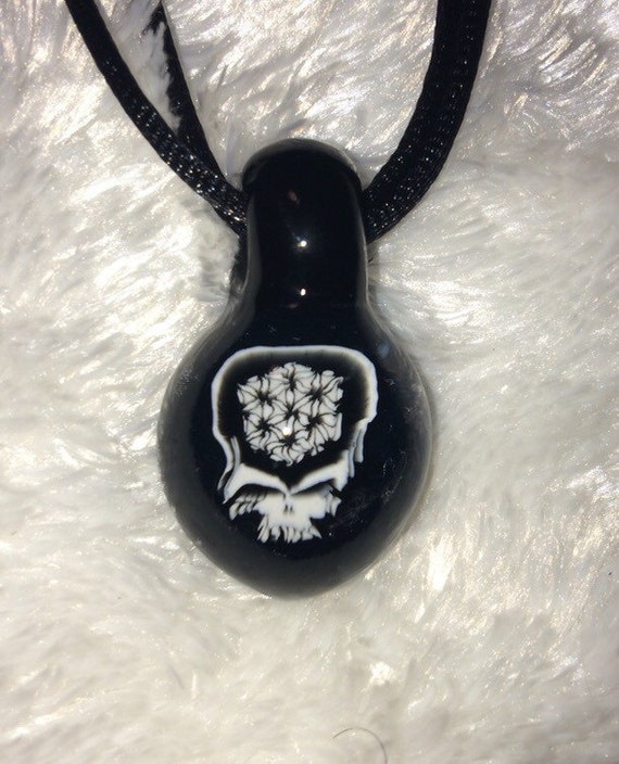 Flower Of Life Grateful Dead Glass Pendant - Grateful Dead Glass Pendant