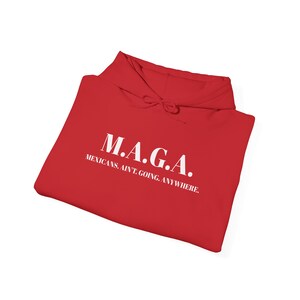 Mexicans. Ain&#39;t. Going. Anywhere. - Political statement - Unisex Heavy Blend™ Hooded Sweatshirt