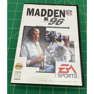 SEGA Genesis Madden NFL 96 Complete in Box All Inserts Untested