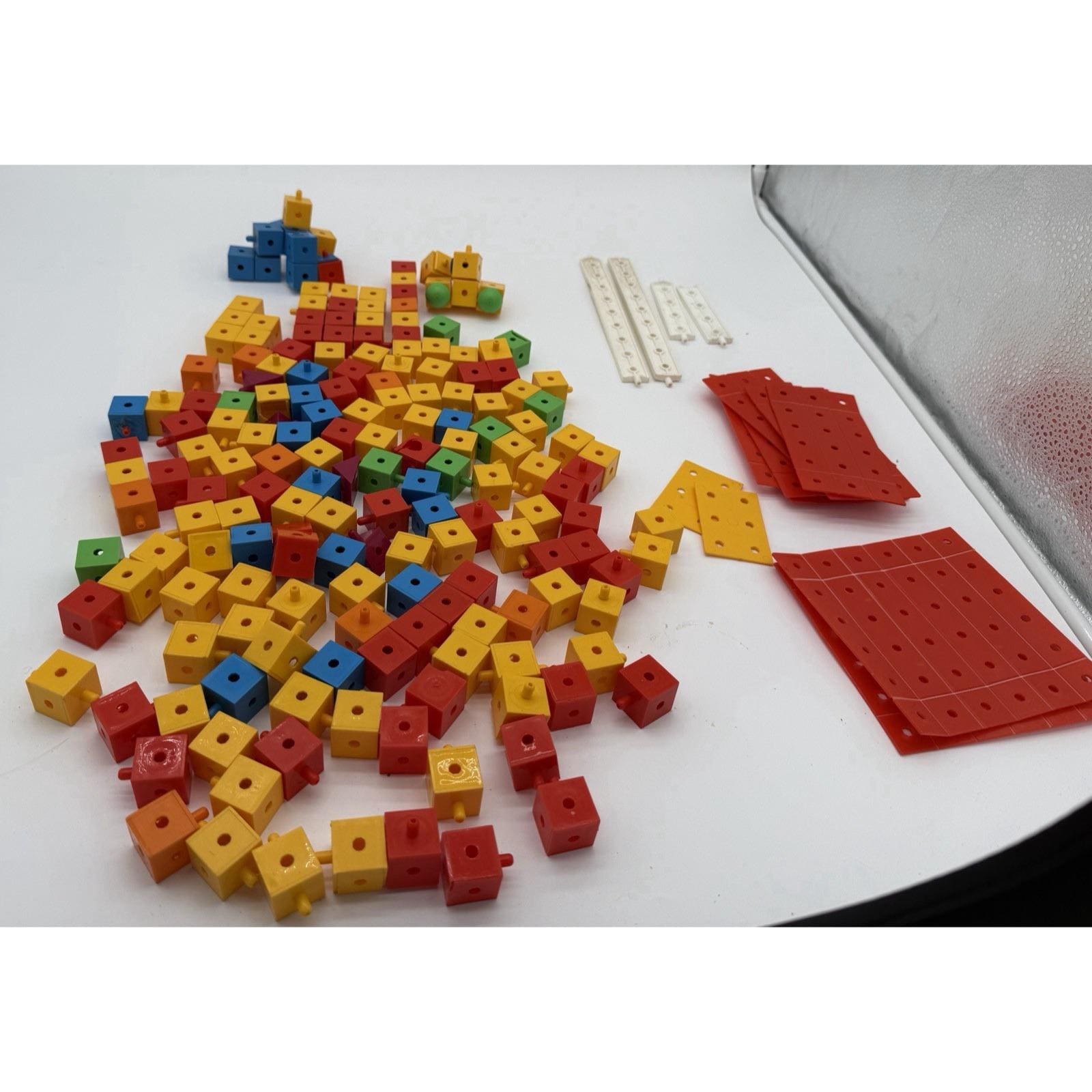 Vintage 1969 Tog'l Building Blocks Construction Mattel 200+pieces