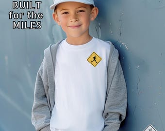 Urban Crossing Boys Running Hoodie or Comfort Colors Tee, Youth Runner Shirt, Track Apparel