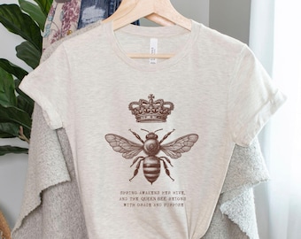 Queen Bee T-Shirt: Spring Hive Graphic Tee