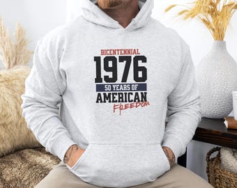 Bicentennial 1976 T-Shirt or Hoodie, Bicentennial Baby, Gen X 50th Birthday Gift