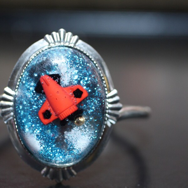 The Aviator, One of a Kind Resin Cuff