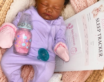 Reborn Doll Hospital Going Home Set | Sleeper, Birth Certificate, Sleep Tracker & Baby Essentials
