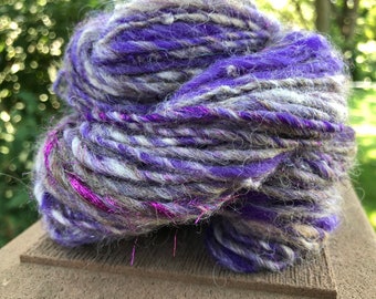 Purple Sparkle Art Yarn - 65 yards