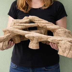 XXL Stoney Desert Aquarium Background – Giant 3D Rock Wall for Large Fish Tanks | Mega Cichlid Aquascape Decor