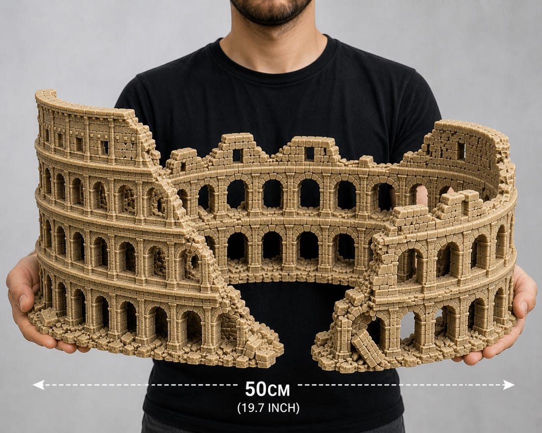XL & XXL Colosseum Aquarium Decor – Large Roman Ruins Aquascape ...