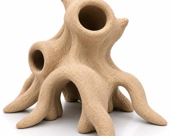 Driftwood Root Aquarium Cave – Natural Fish Hideout for Shrimp & Catfish | Mangrove Aquascape Decor