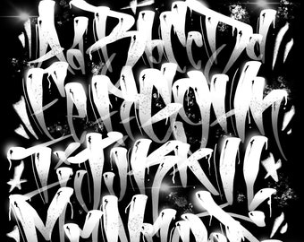 Graffiti Alphabet Handstyle ABC's