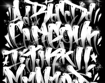 Graffiti Alphabet Handstyle ABC's