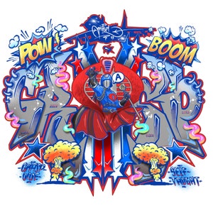 Cobra Commander Graffiti Art