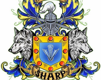Grasp Custom Family Crest