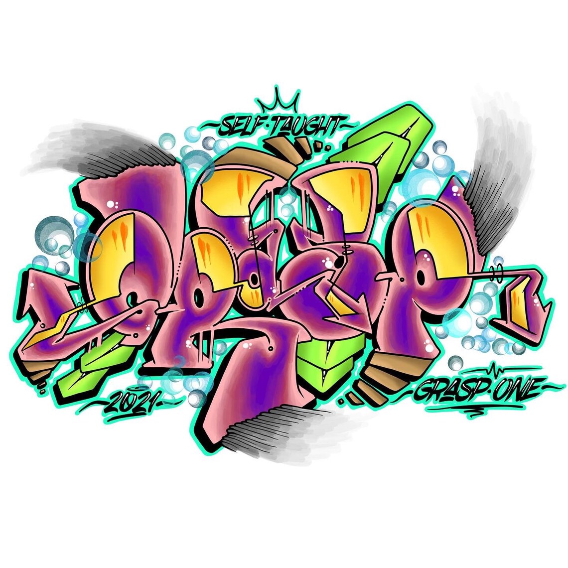 Ah, Made You Look Graffiti Art Etsy