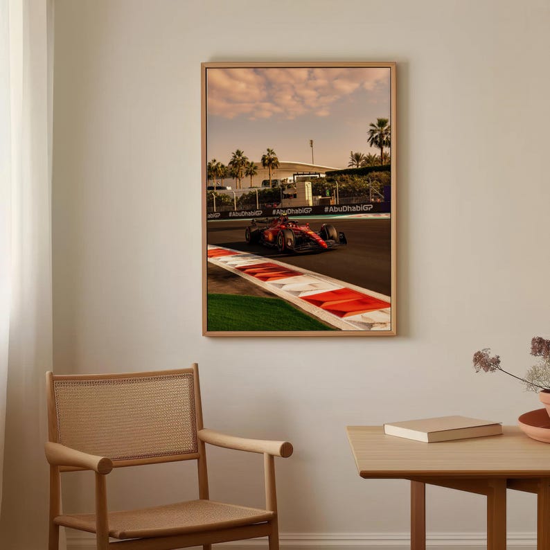 Formula One Car Racing Poster Formula 1 Race Car, Racing Track, Digital Poster Download - Etsy