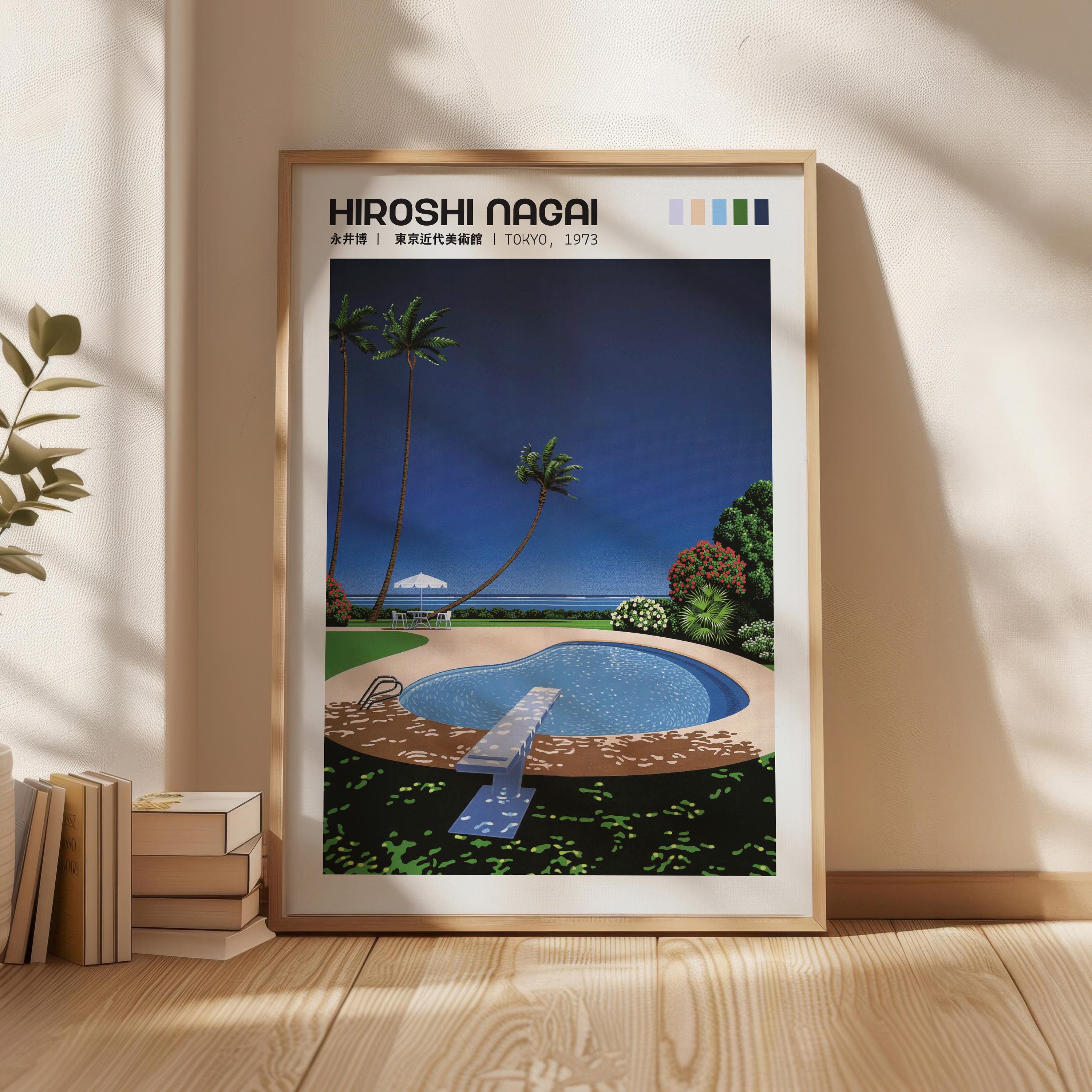 Hiroshi Nagai Poolside - Etsy