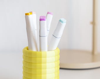 Stiftehalter – Cute Ripple Cup – Organizador 3D para pinsel, Stifte y Schreibtischdeko