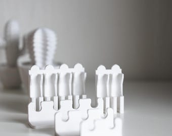 3D-utskriven Oral-B tandborsthuvudhållare: Badrumsorganisatör