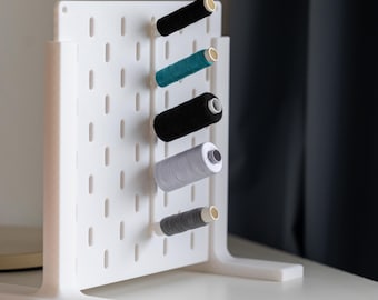 IKEA SKÅDIS Spool Holder (2-Set) – 3D Printed Sewing Room Organizer