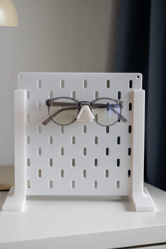 Brillenhalter für IKEA SKADIS – 3D gedruckt – Zubehör für Pegboard