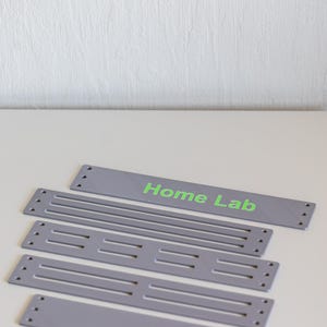 Blende 1U(1HE) 10" Rack Mount Server mit oder ohne Wunschtext – Home Lab Netzwerkschrank, 3D Druck