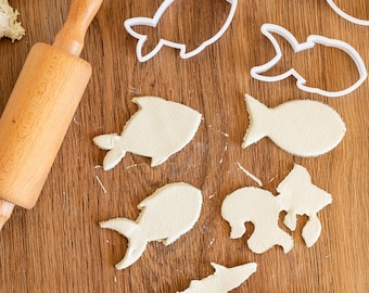 Fisch Cookie Cutter von 7cm bis 10cm – Perfekt für kreative Backideen!