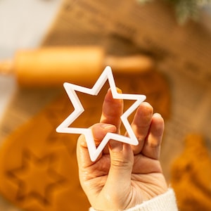 Sternförmiger Cookie Cutter von 6cm bis 10cm – Perfekt für festliche Anlässe, 3D Druck