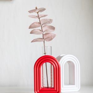 Ваза Stilvolle Pflanzenvermehrer – 3D gedruckter Halter für Ableger – Modernes Deko-Design (ohne Glas)