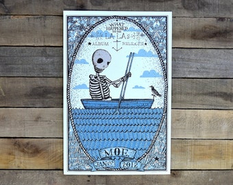 Moe. What Happened To The La Las Album Release Show 12.5x19in Screen Printed Poster